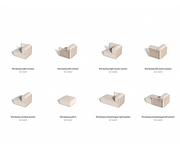 The Factory lounge furniture collection